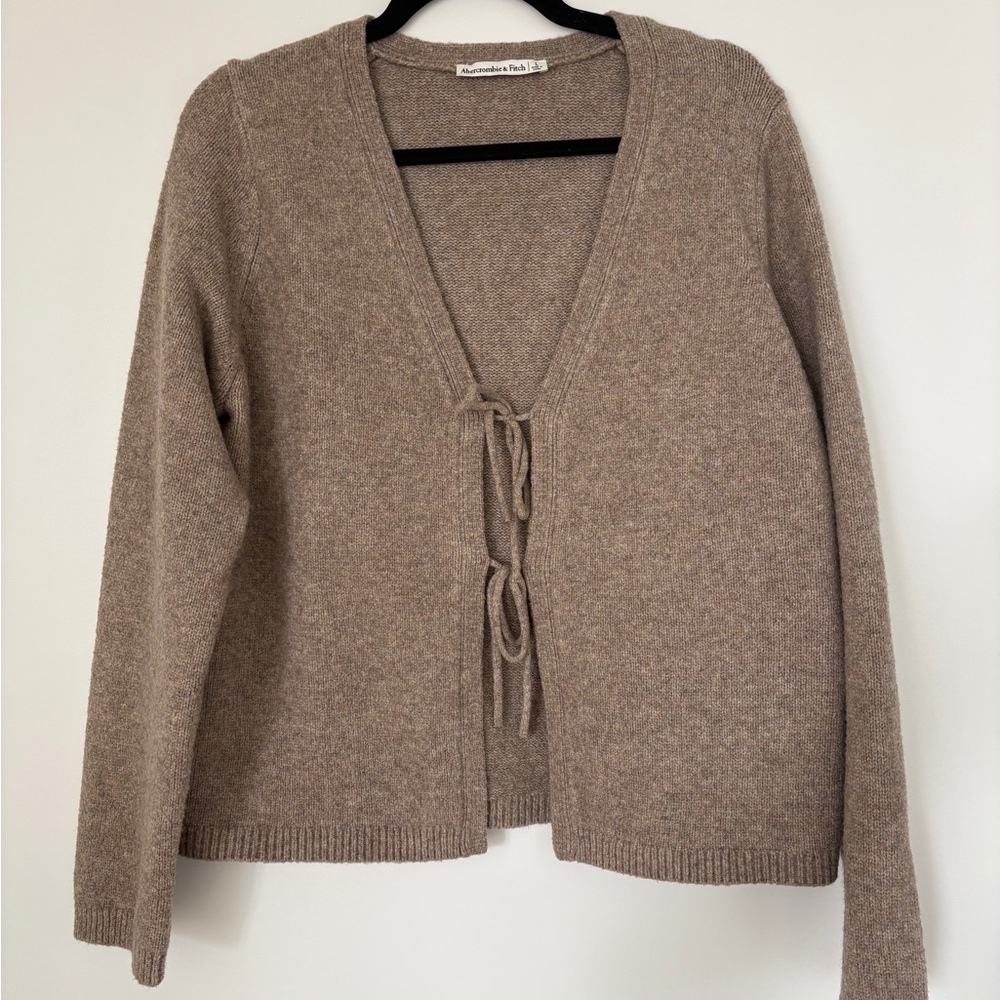 Abercrombie & Fitch Brown Cardigan Sweater